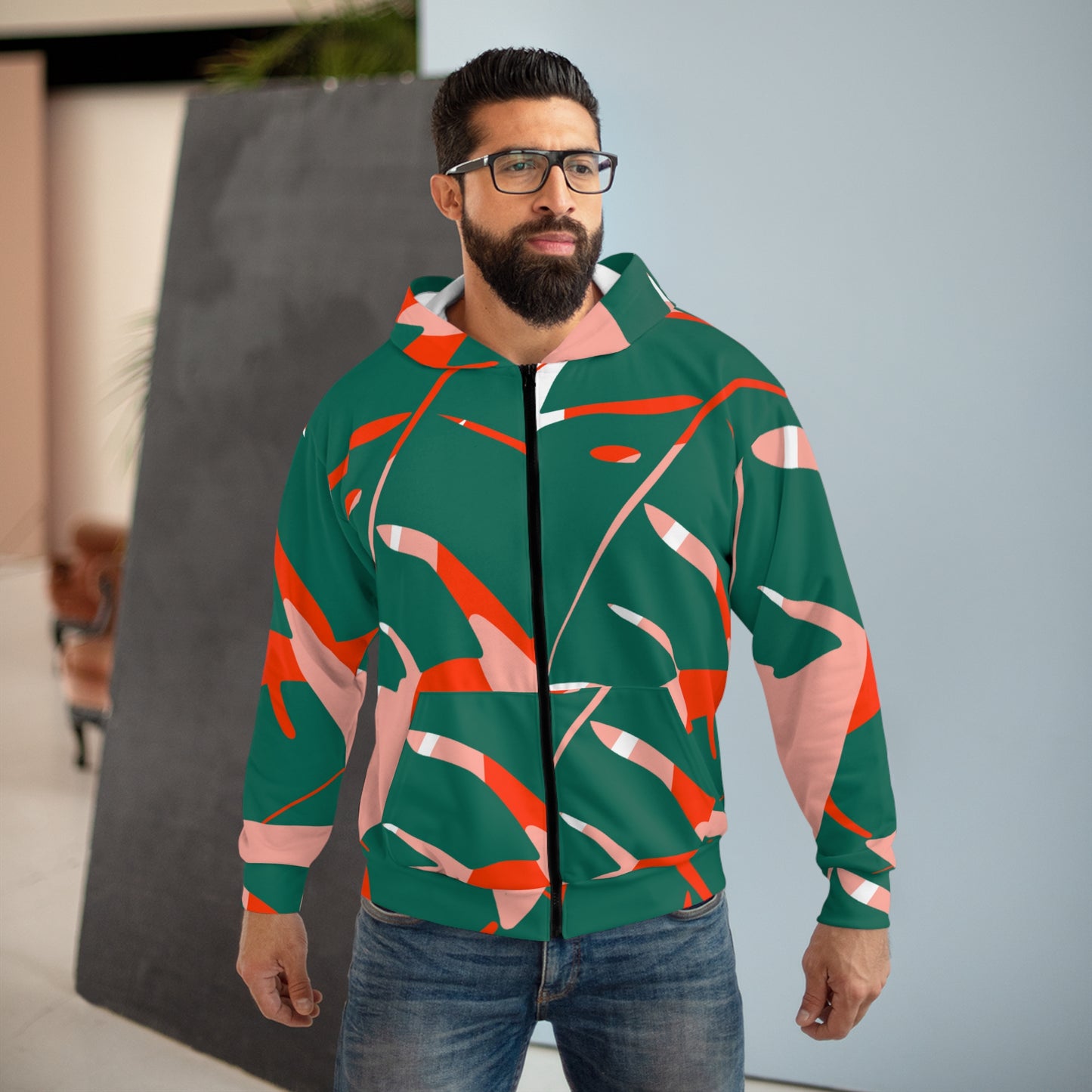 Soluvd Island Unisex Zip Hoodie