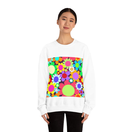 Soluvd Unisex Heavy Blend™ Crewneck Sweatshirt Happy Day