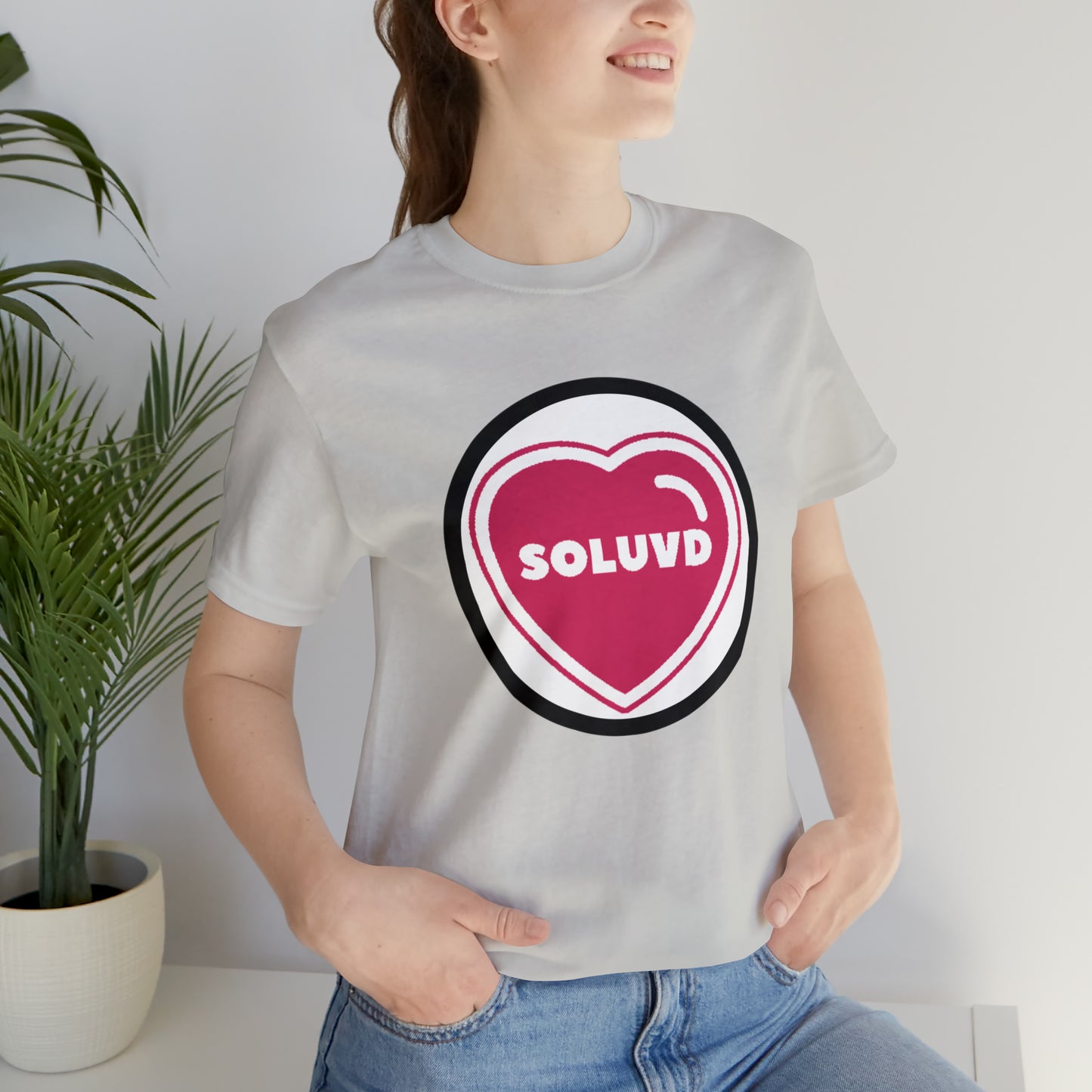 Soluvd Unisex Jersey Short Sleeve Logo One Tee