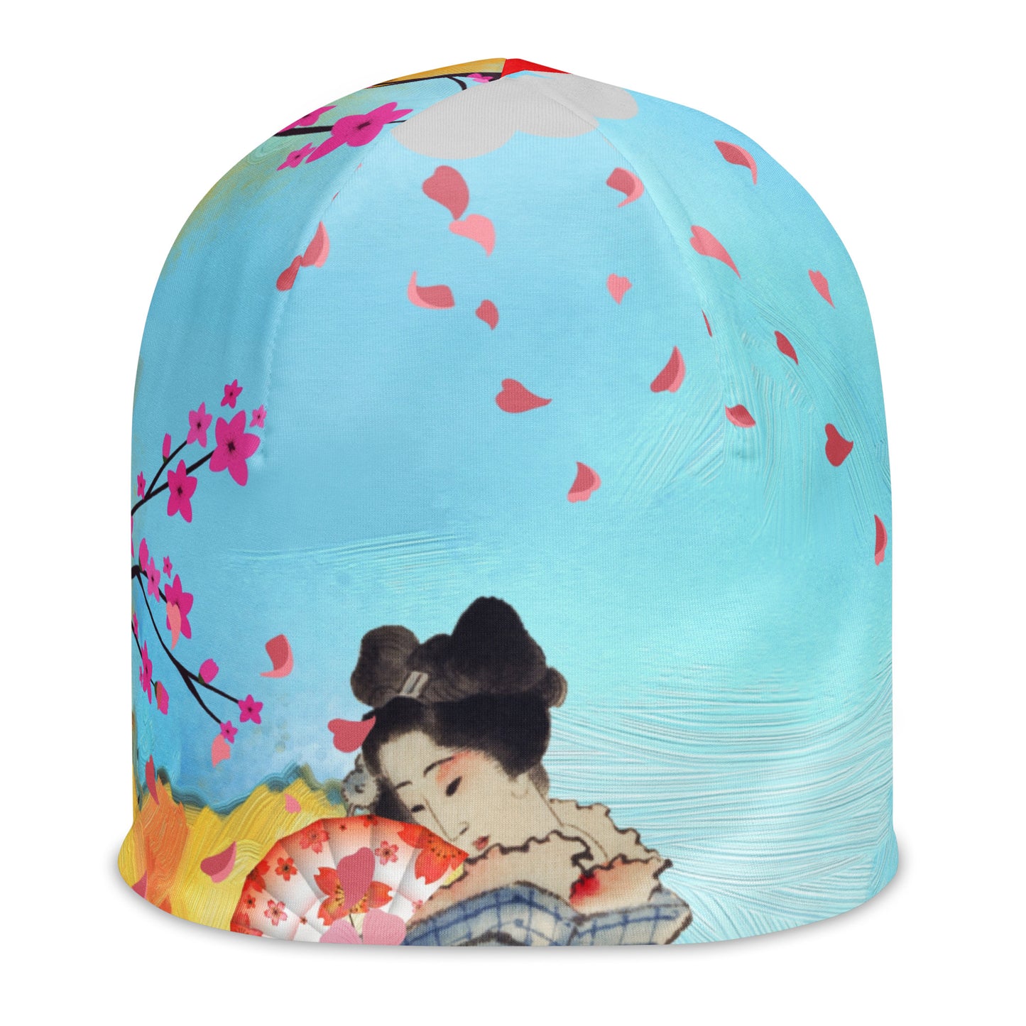 Asian Beauty All-Over Print Beanie