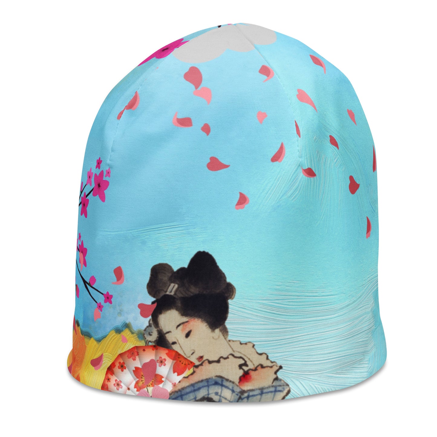 Asian Beauty All-Over Print Beanie