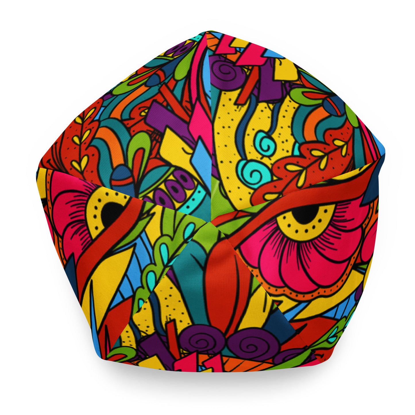 Beanie with Hippie Paisley Print