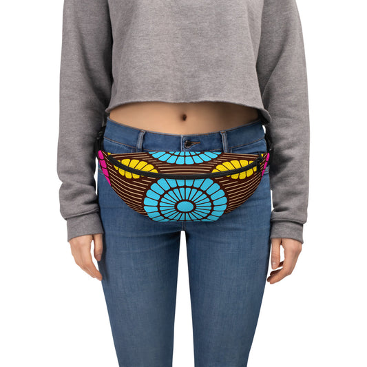 Fanny Pack with Multi African Print