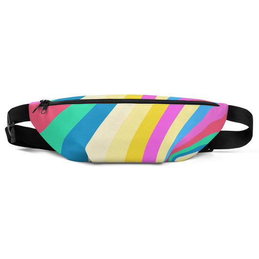 Fanny Pack with Pastel Swirl Print