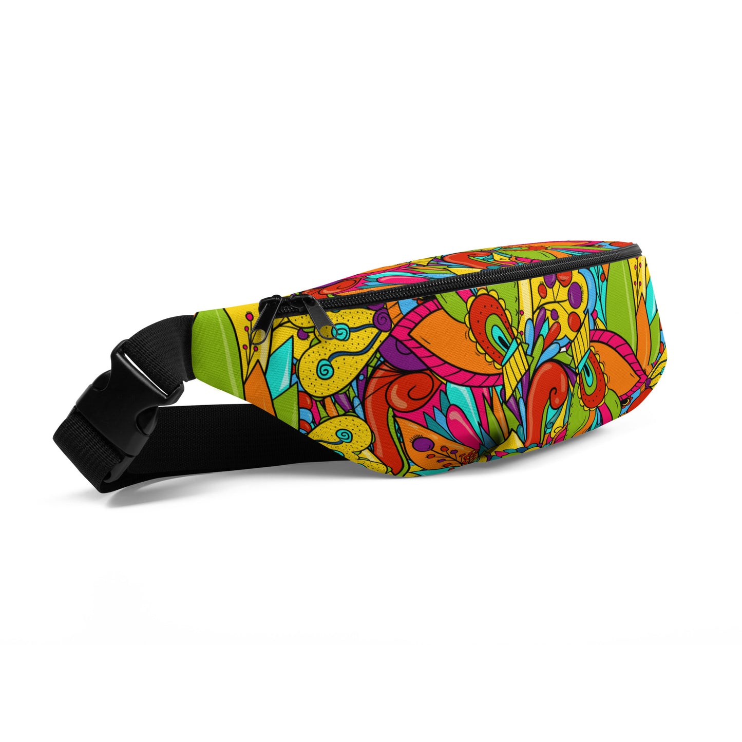 Fanny Pack with Hippie Paisley Print