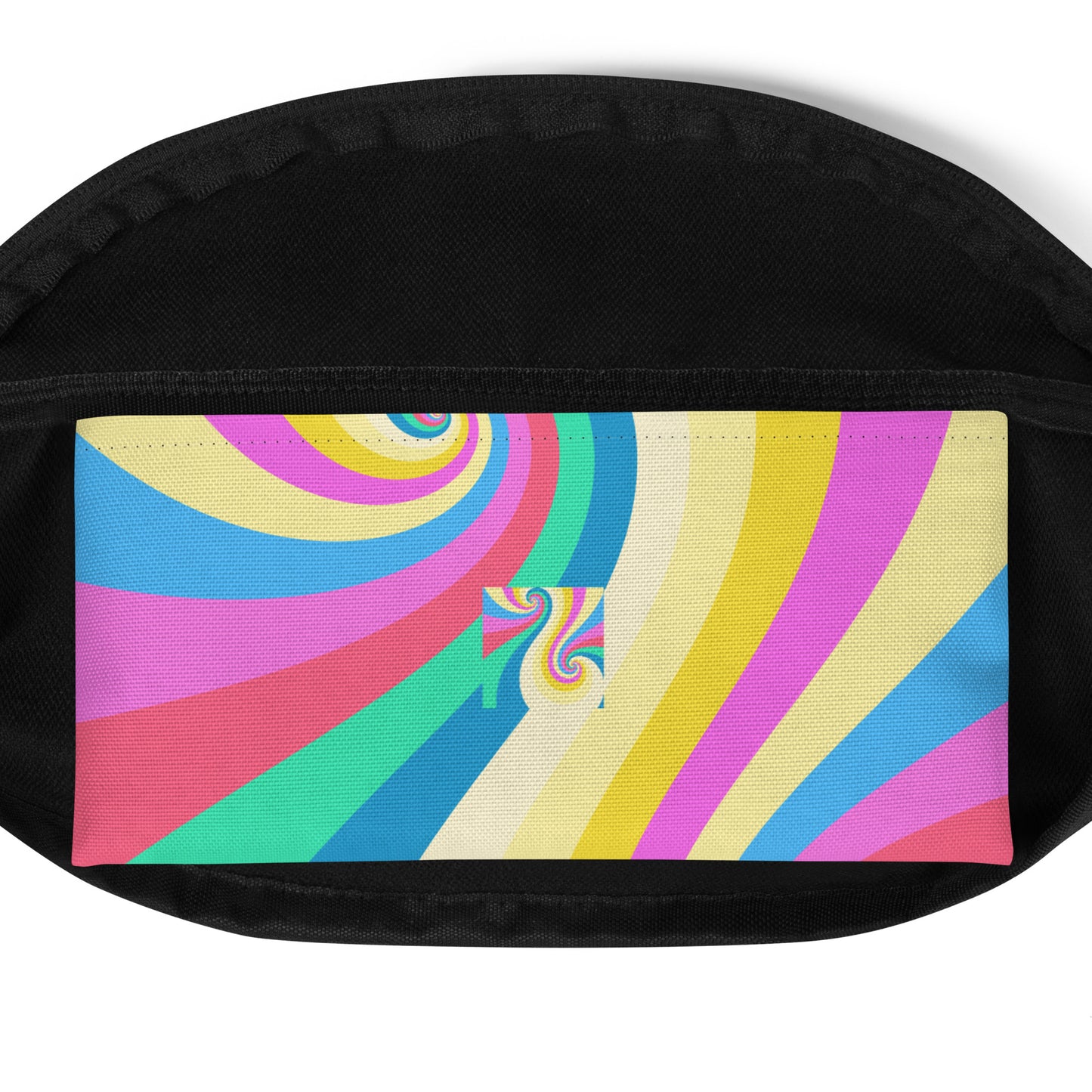 Fanny Pack with Pastel Swirl Print