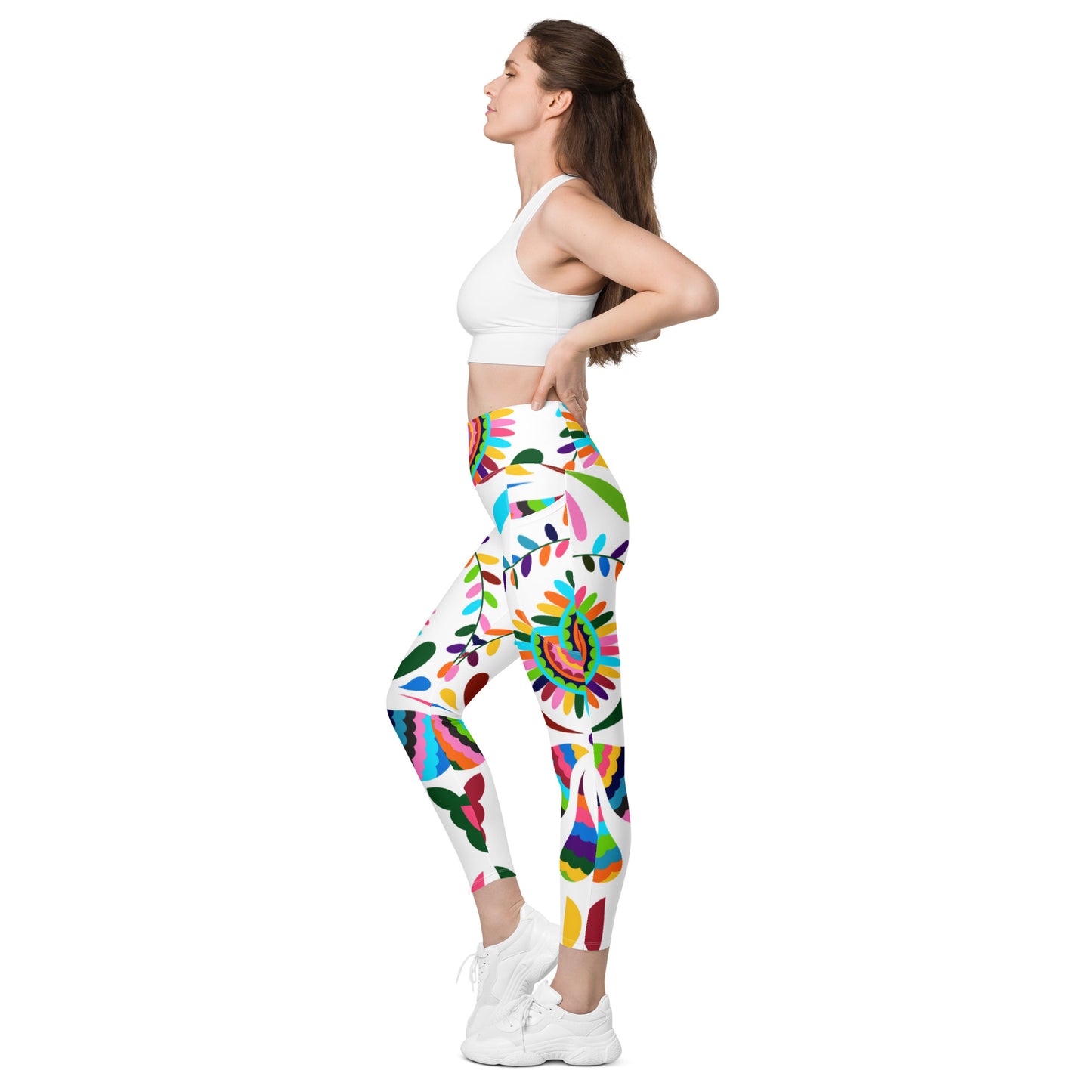 Leggings with pockets with Sunny Days Print