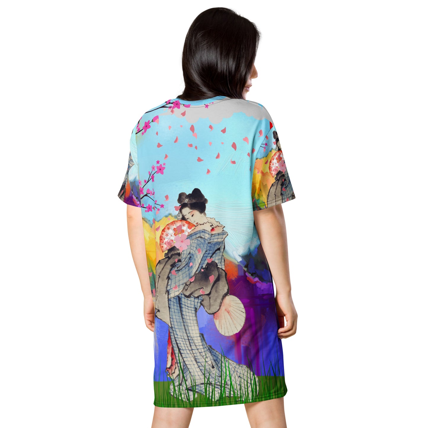 Asian Beauty T-shirt dress