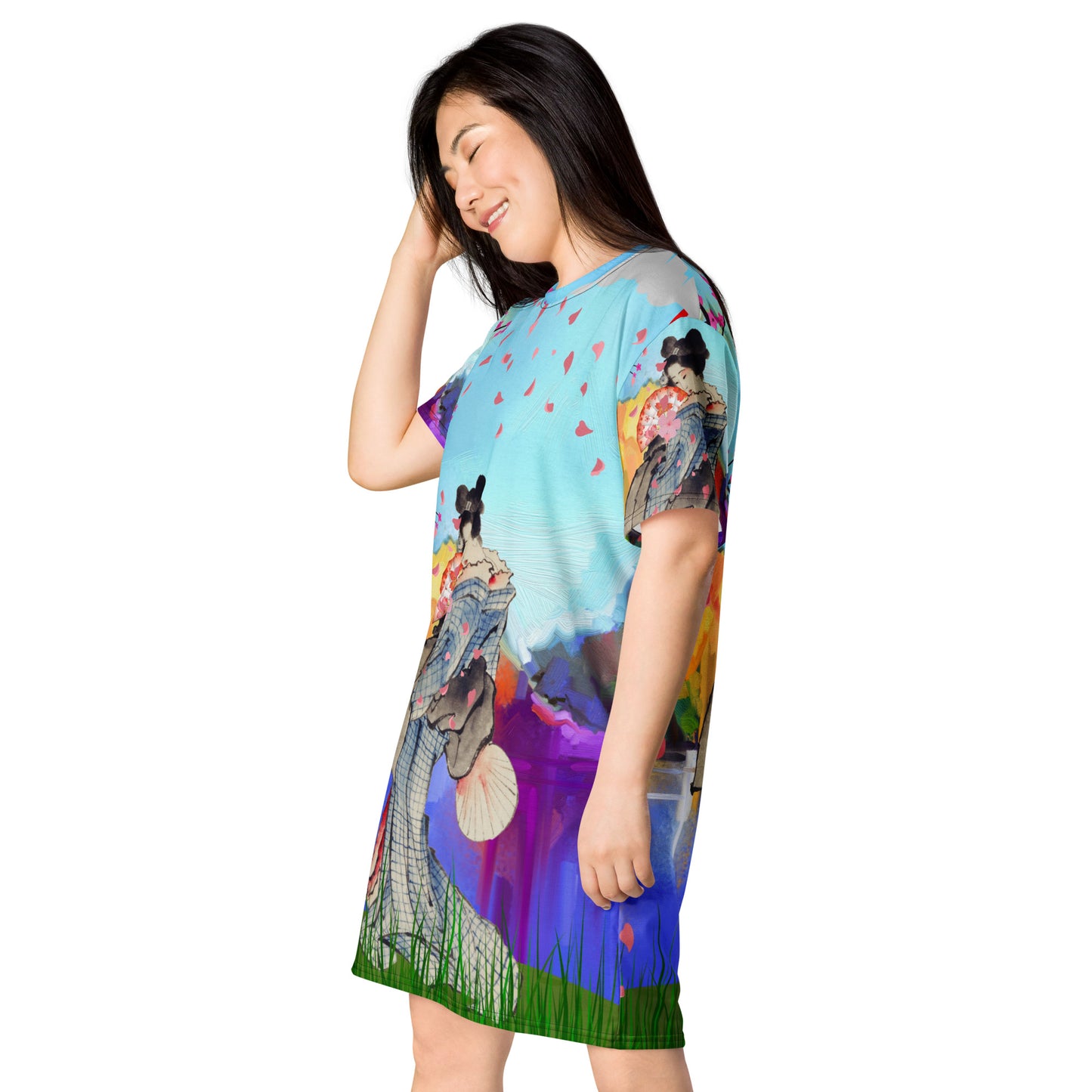 Asian Beauty T-shirt dress