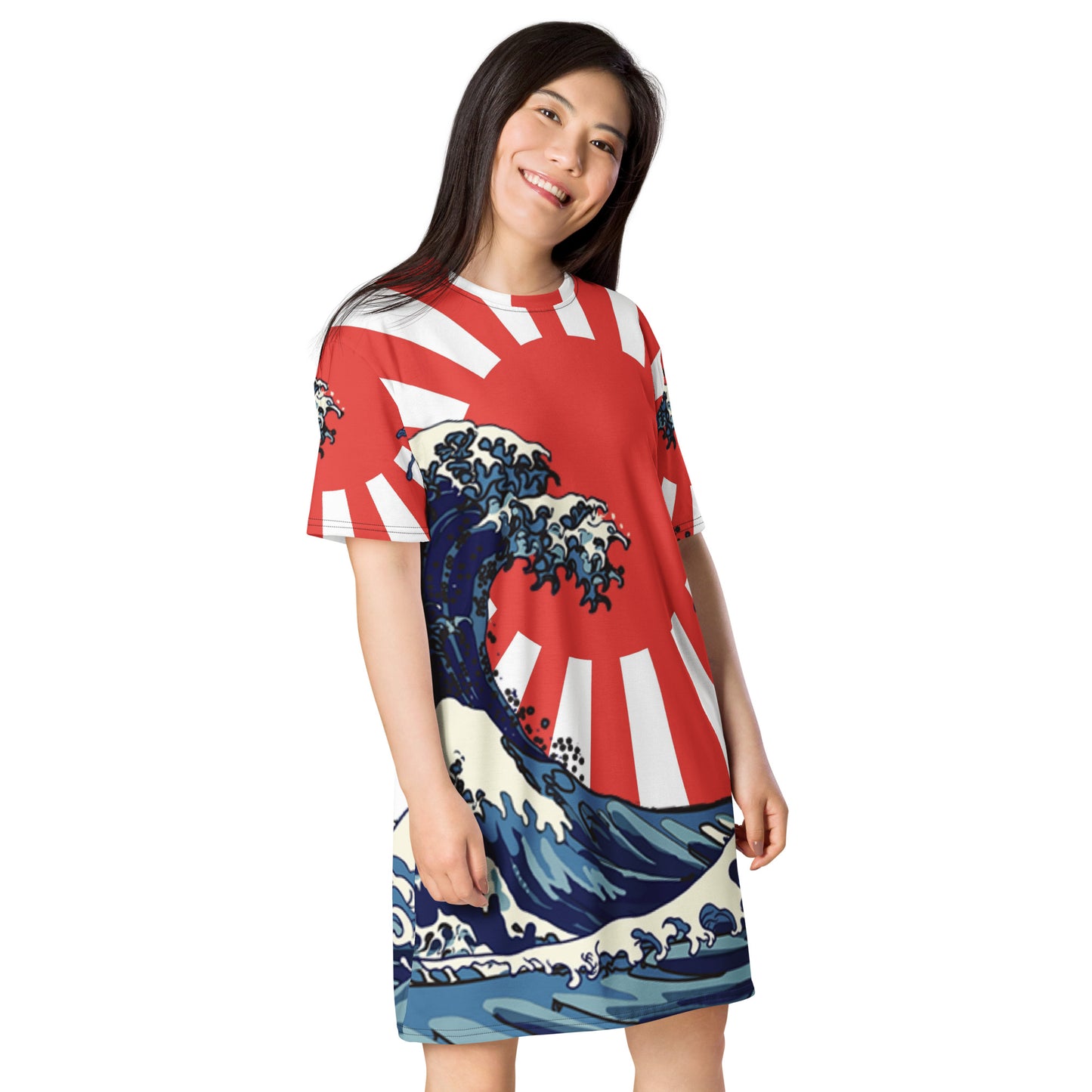 Red Sun T-shirt dress