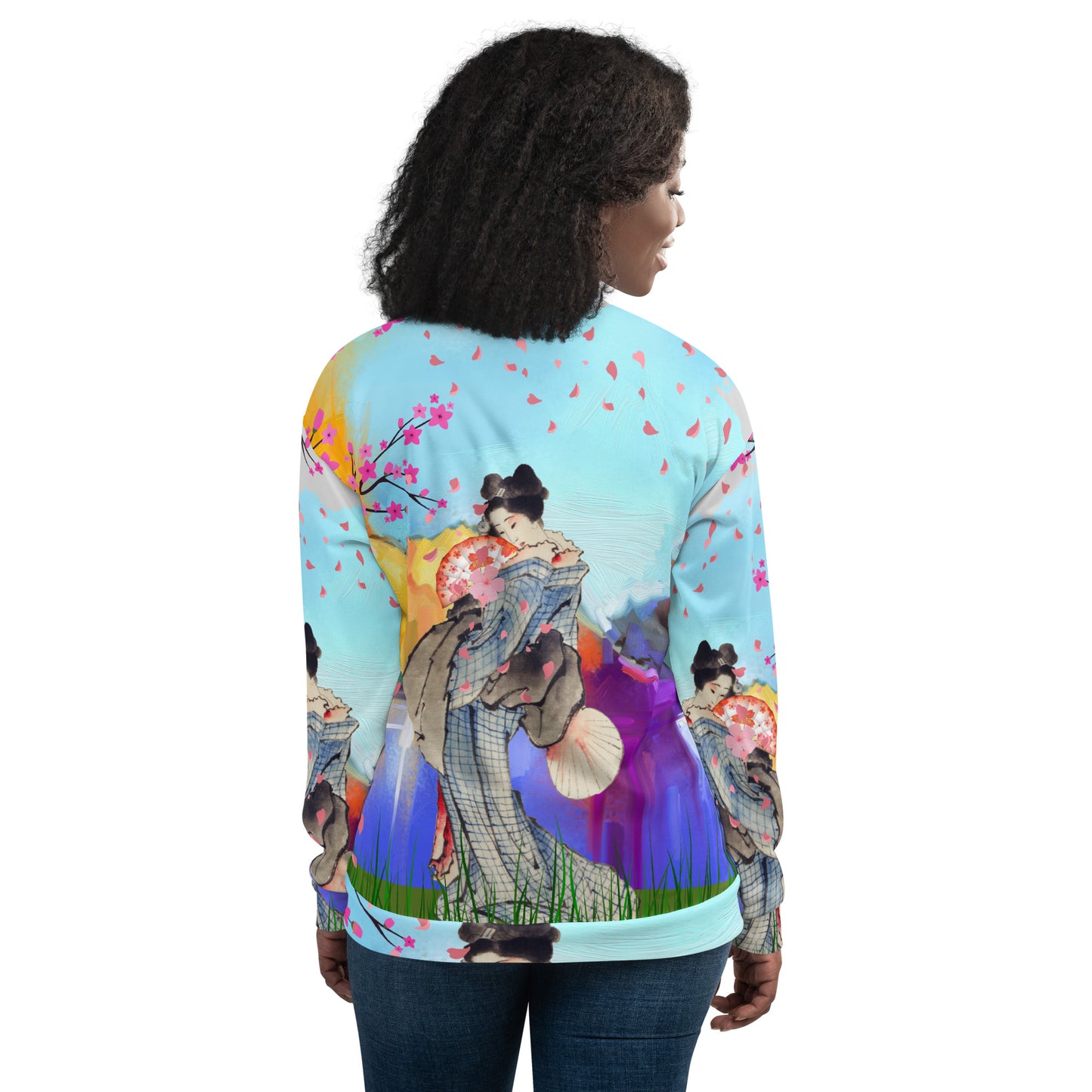 Asian Beauty Unisex Bomber Jacket