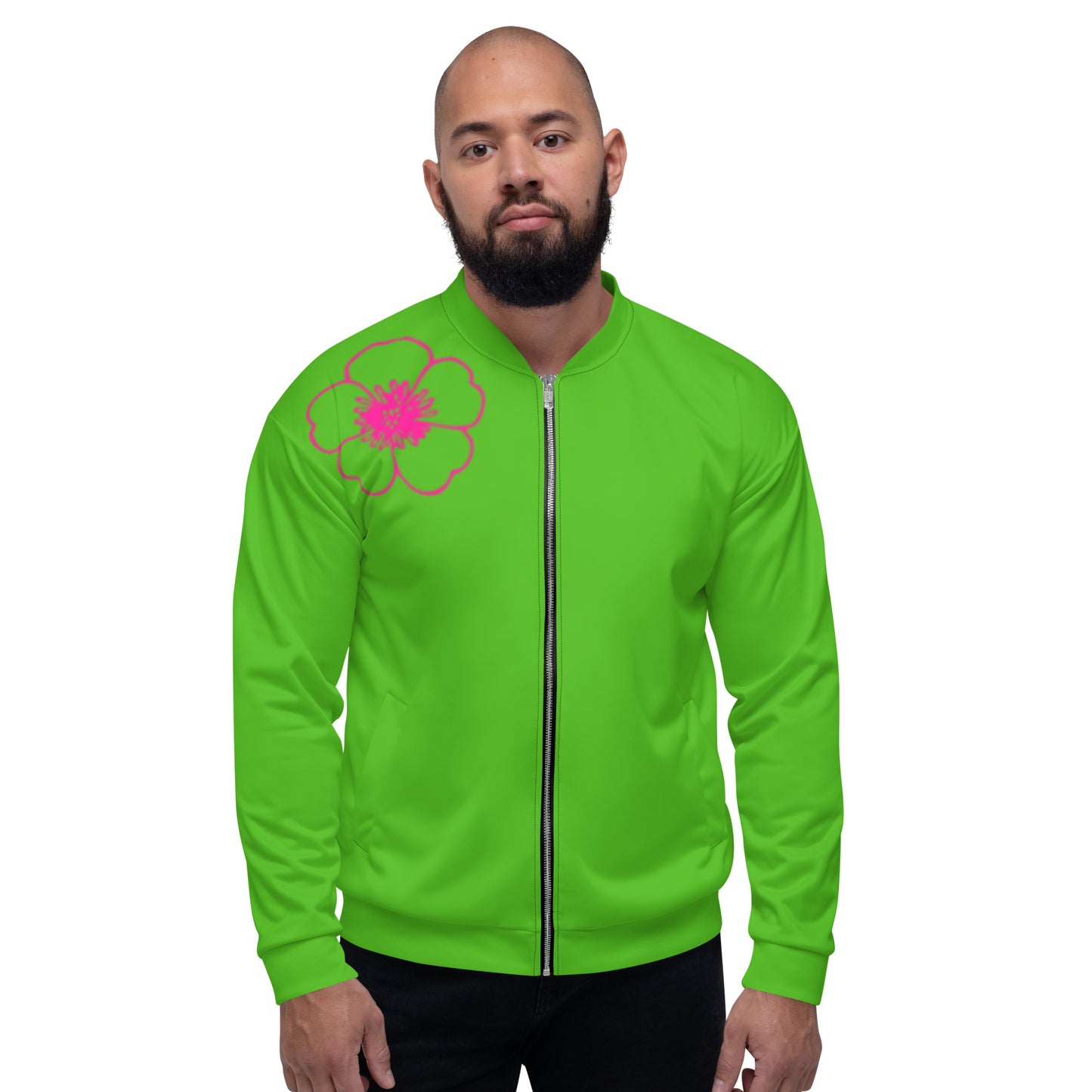 Green Luv Unisex Bomber Jacket