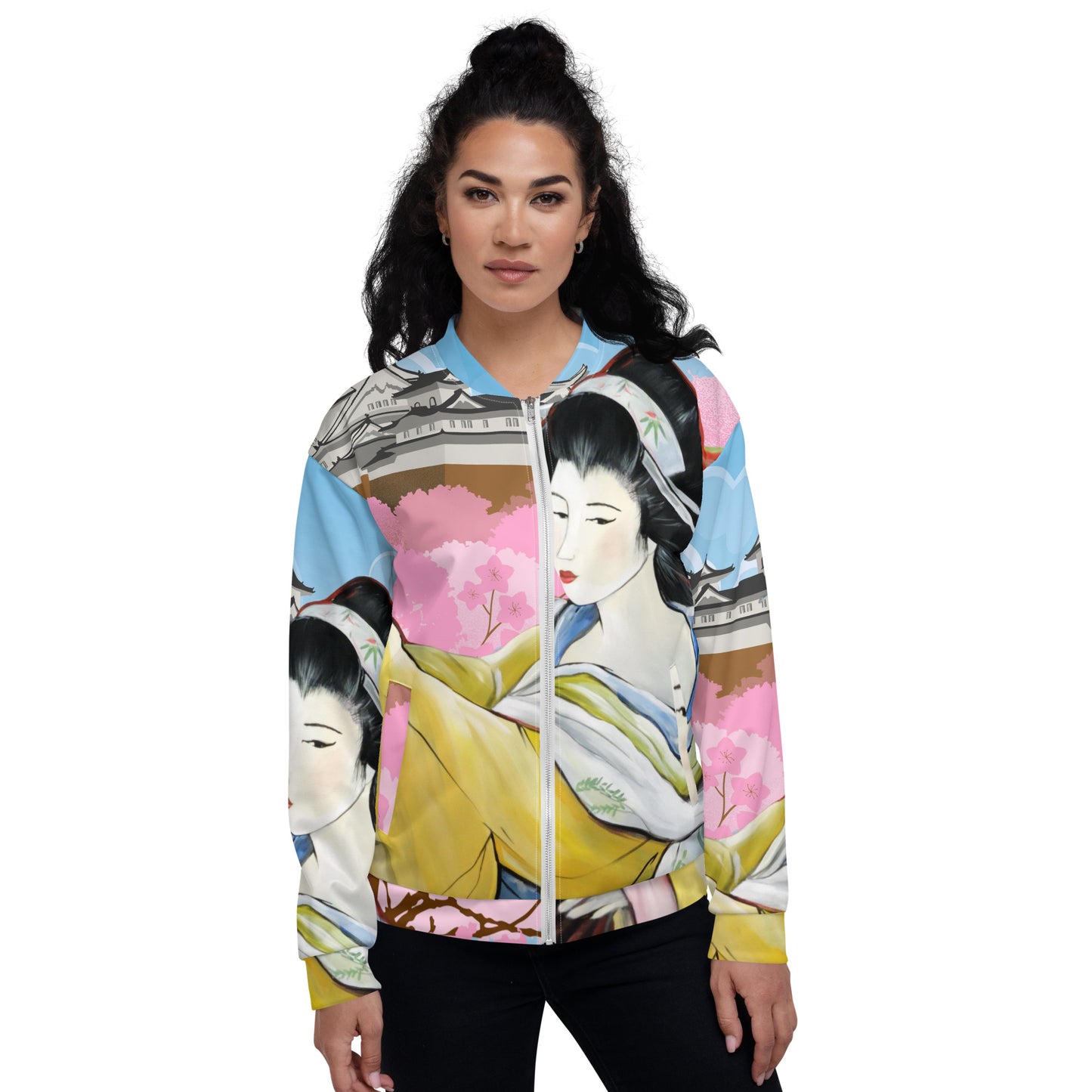 Temple Beauty Unisex Bomber Jacket