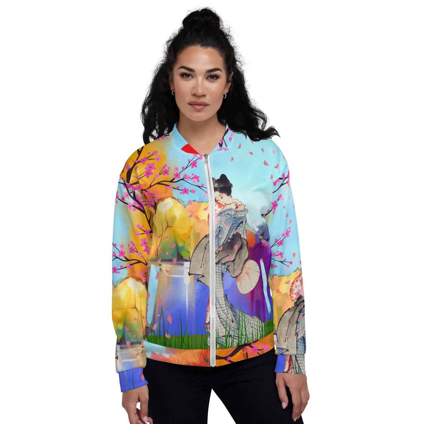 Asian Beauty Unisex Bomber Jacket