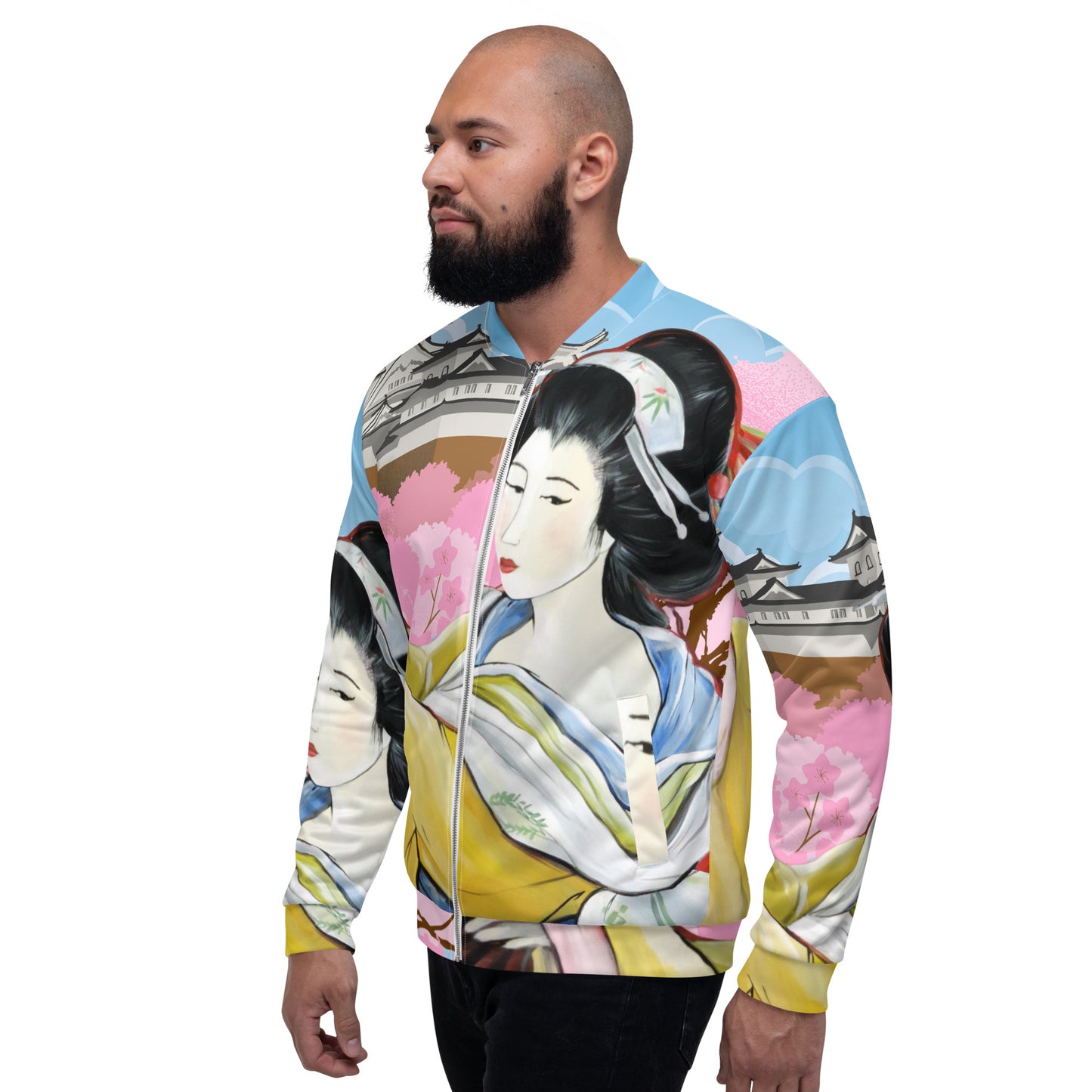 Temple Beauty Unisex Bomber Jacket