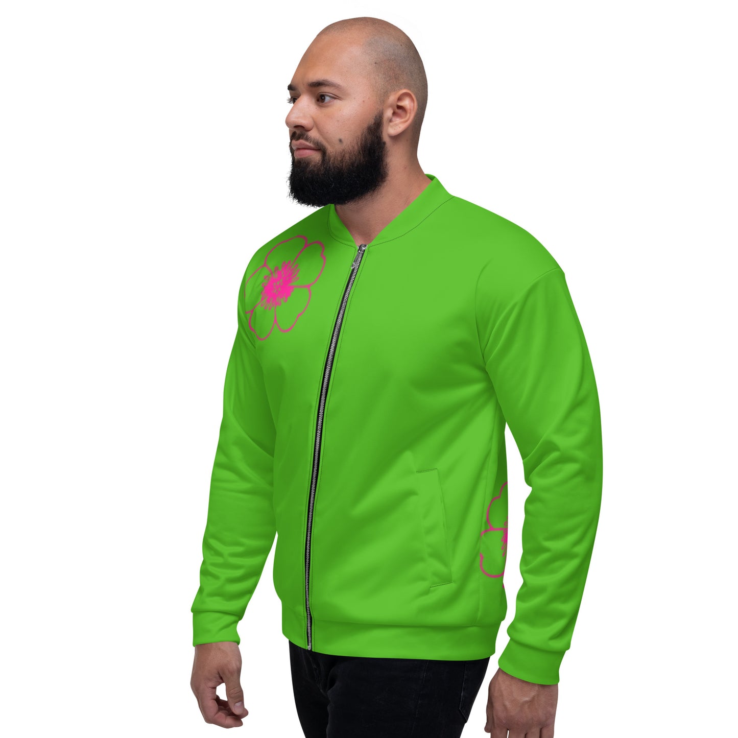 Green Luv Unisex Bomber Jacket