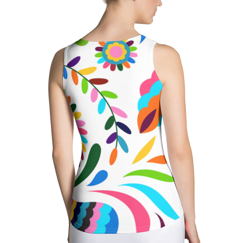 Sublimation Cut & Sew Tank Top with Sunny Days Print