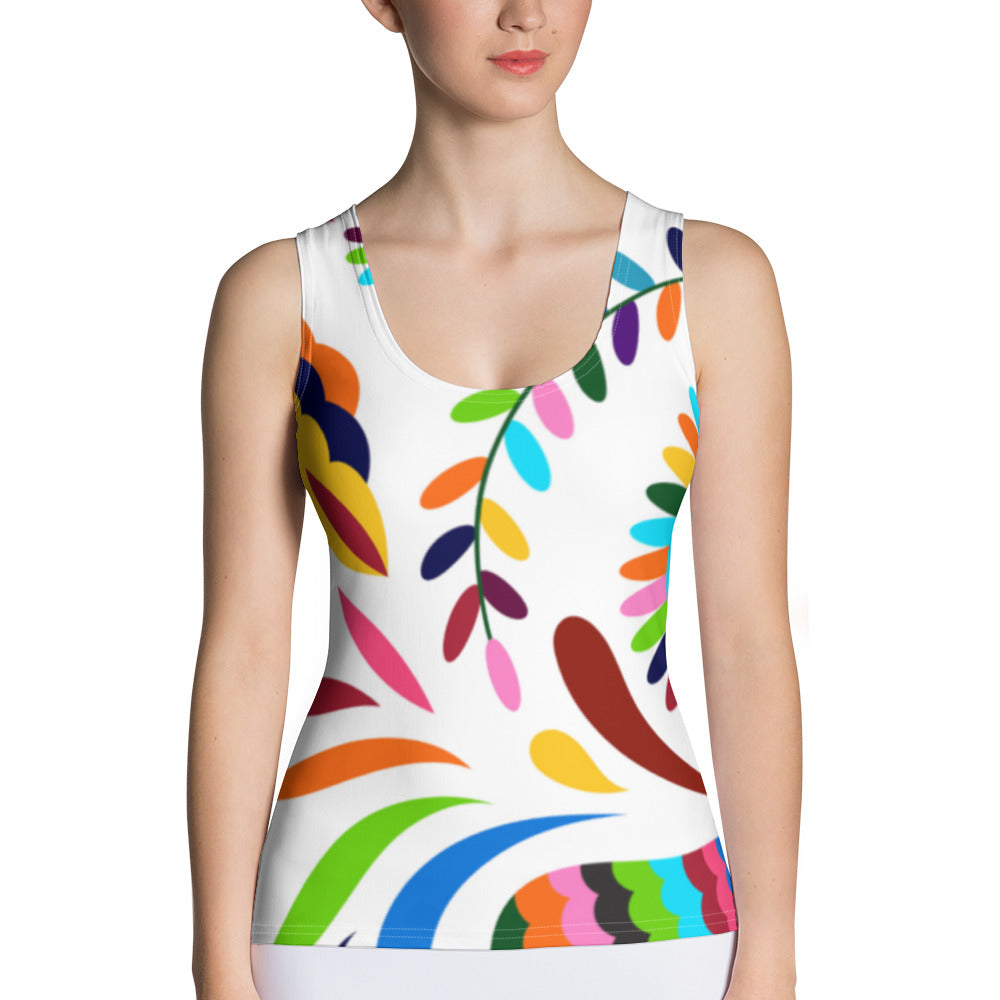 Sublimation Cut & Sew Tank Top with Sunny Days Print