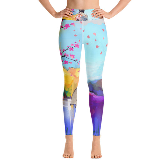 Asian Beauty Yoga Leggings