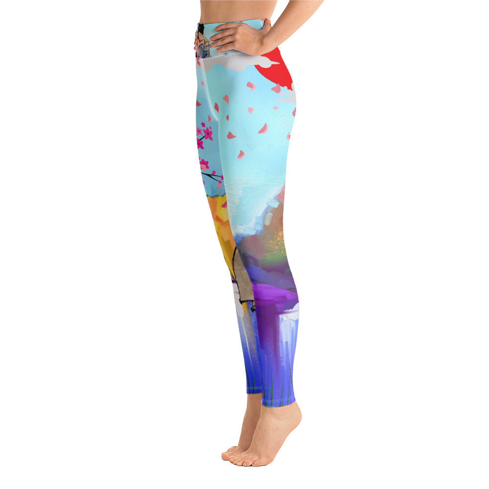 Asian Beauty Yoga Leggings