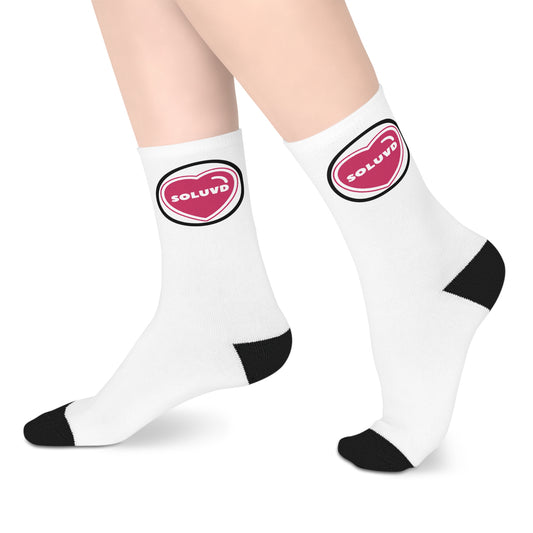 Soluvd Logo One Mid-length Socks