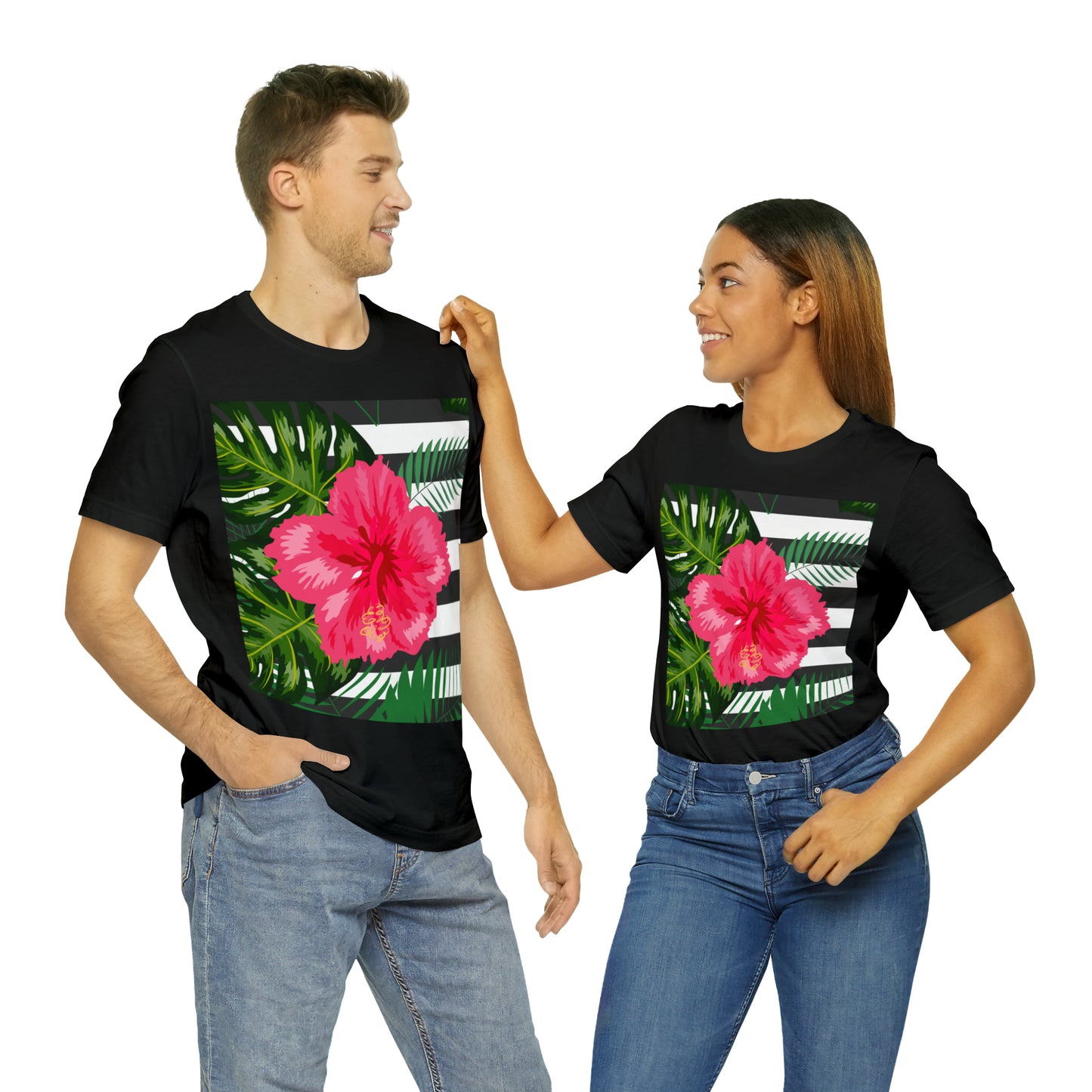 Soluvd Island Flower Unisex Jersey Short Sleeve Tee