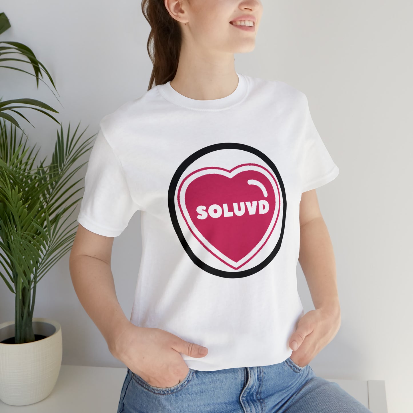 Soluvd Unisex Jersey Short Sleeve Logo One Tee