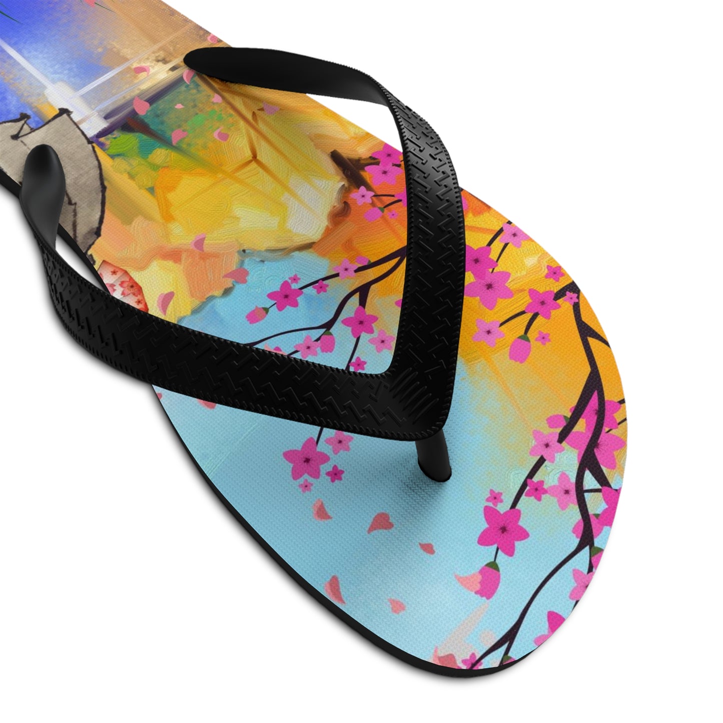 Soluvd Unisex Flip-Flops GeishaLuv