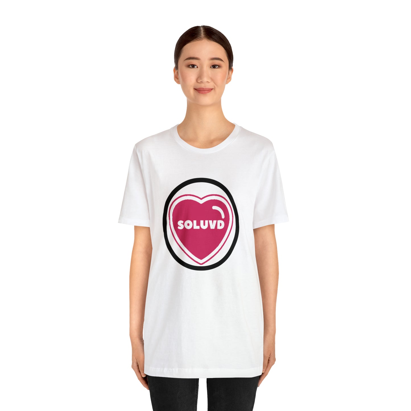 Soluvd Unisex Jersey Short Sleeve Logo One Tee