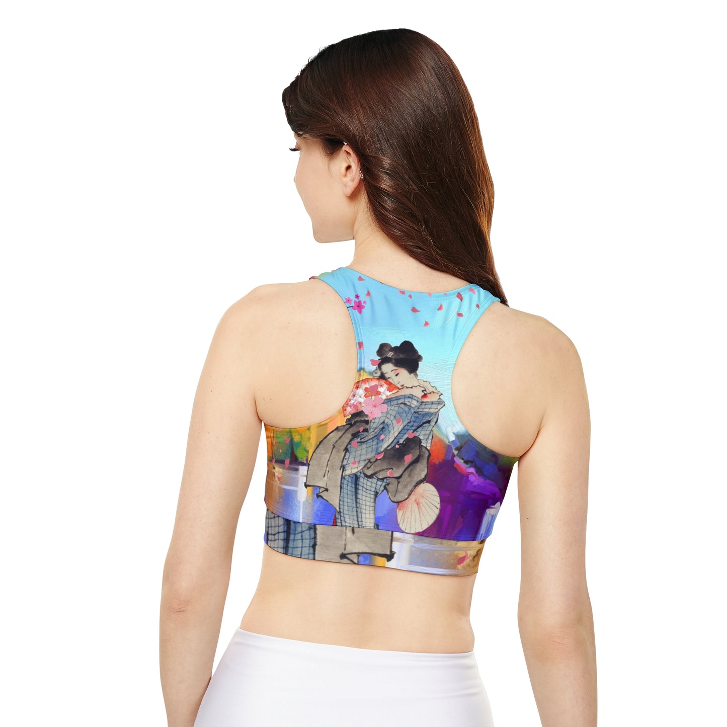 Soluvd Fully Lined, Padded Sports Athletic Bra GeishaLuv