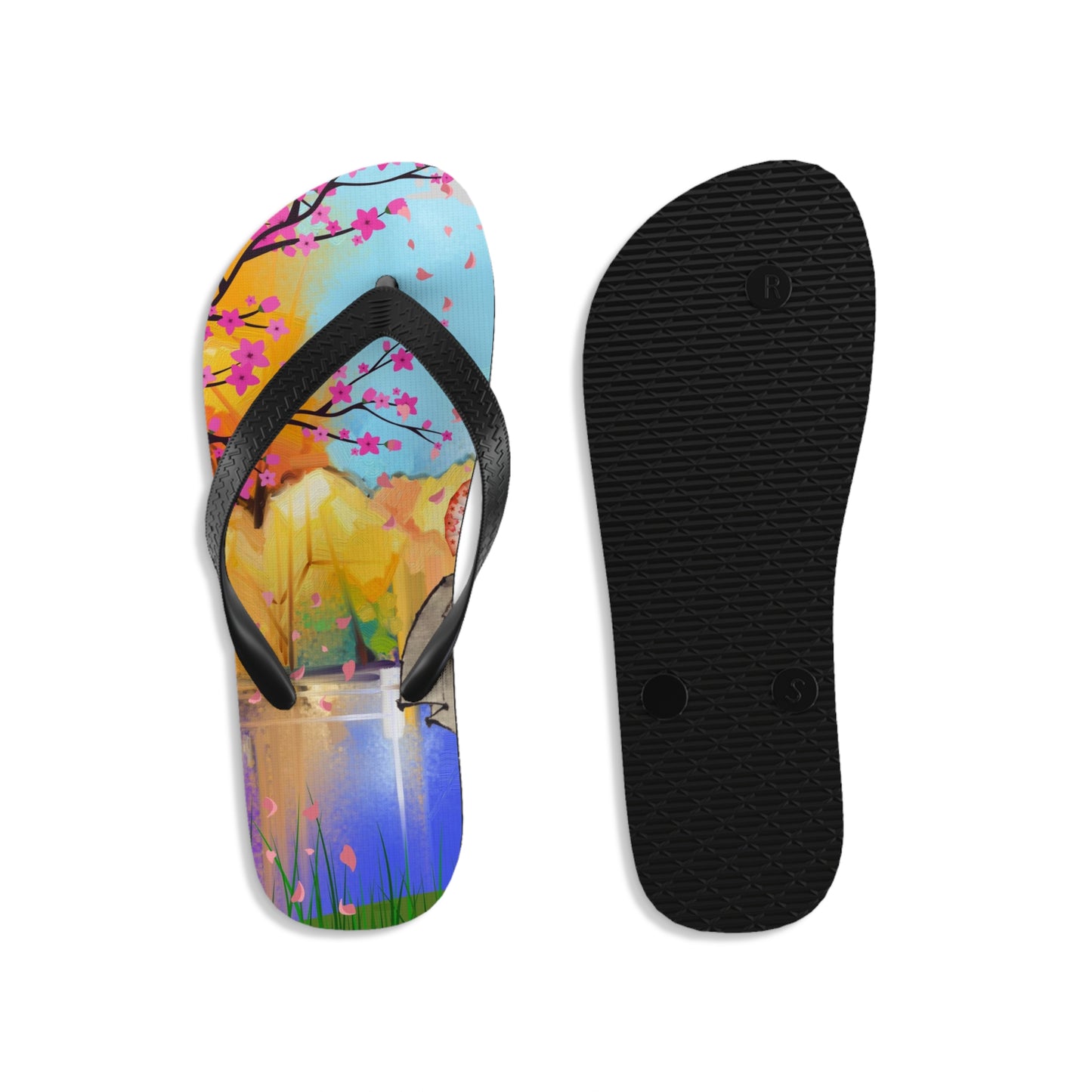 Soluvd Unisex Flip-Flops GeishaLuv