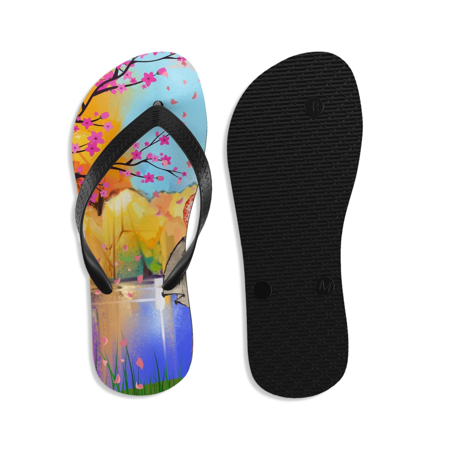 Soluvd Unisex Flip-Flops GeishaLuv