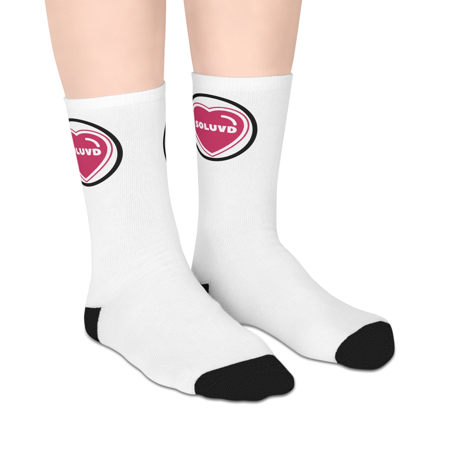 Soluvd Logo One Mid-length Socks