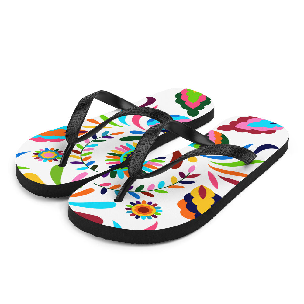 Flip-Flops with Sunny Days Print