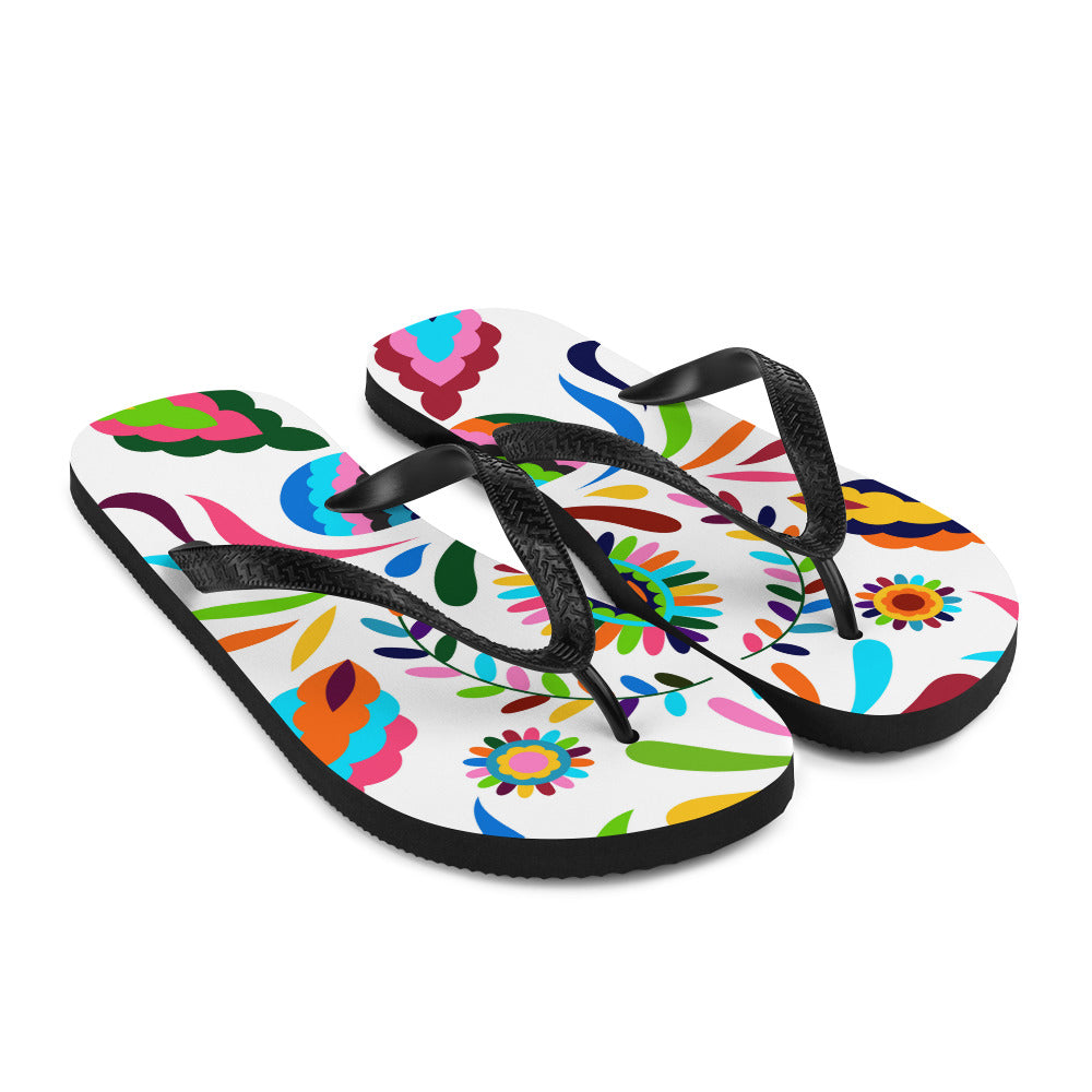 Flip-Flops with Sunny Days Print