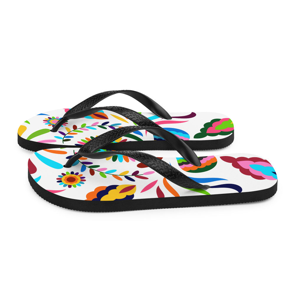 Flip-Flops with Sunny Days Print