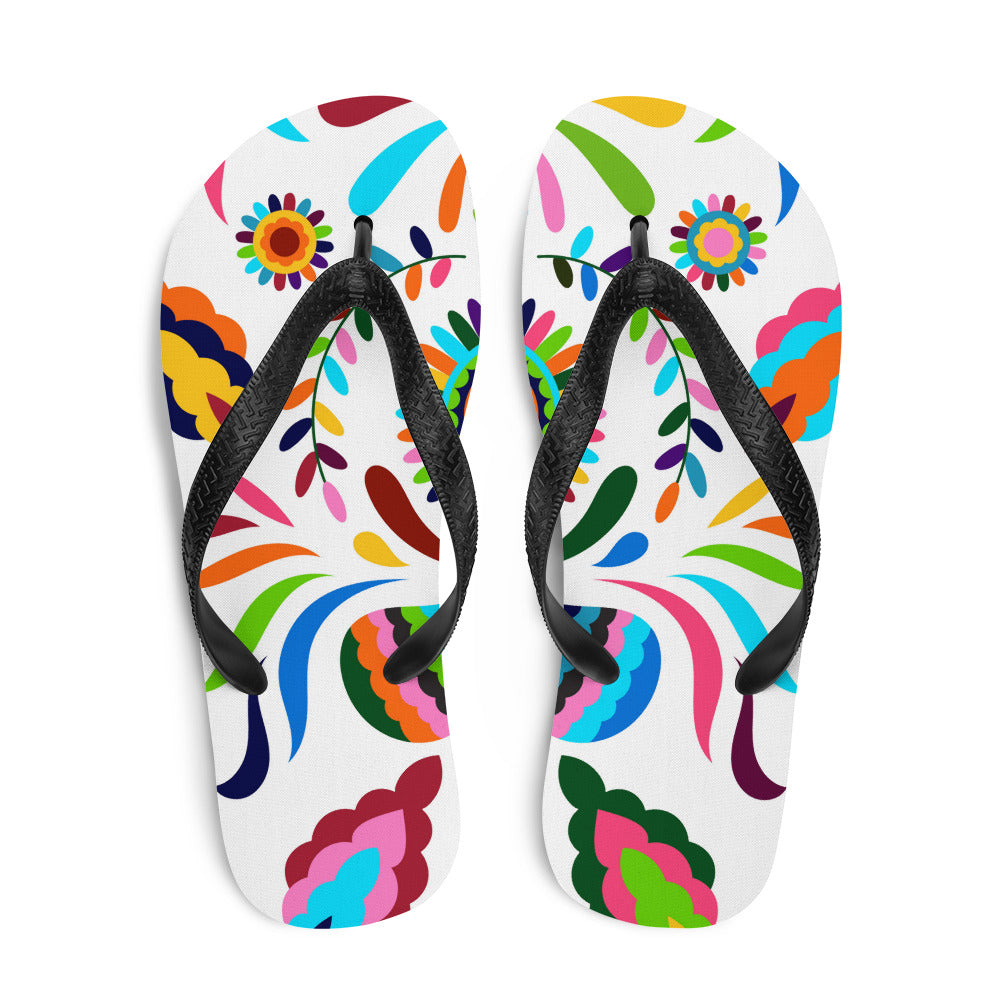 Flip-Flops with Sunny Days Print