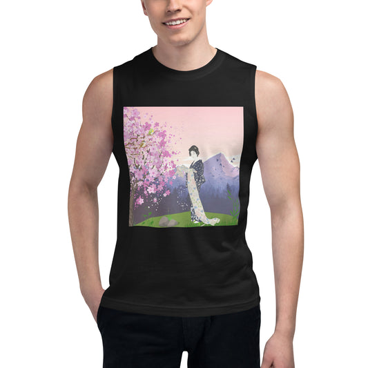 Birds View Unisex Muscle Shirt