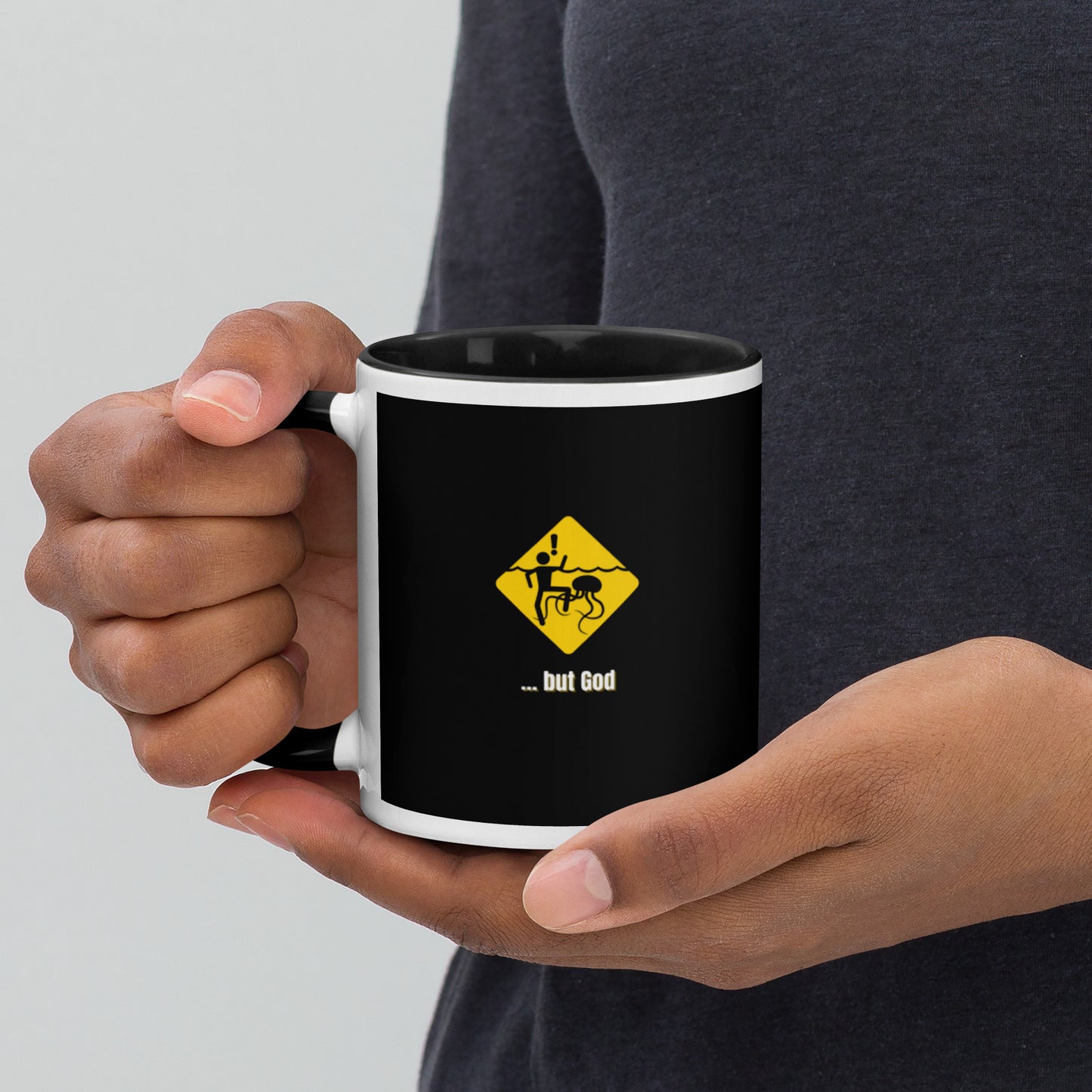 ...But God - Mug with Color Inside