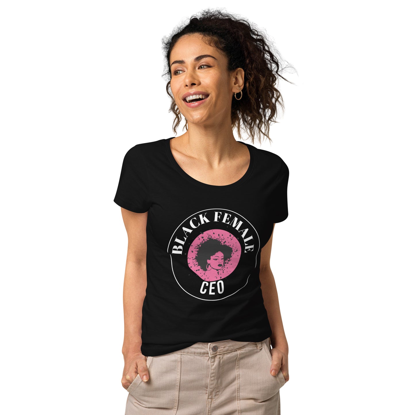 Black Female CEO Women’s basic organic t-shirt