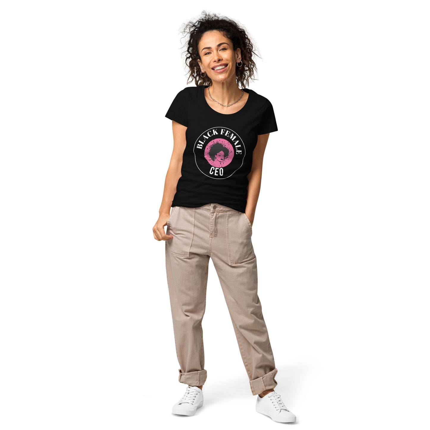 Black Female CEO Women’s basic organic t-shirt