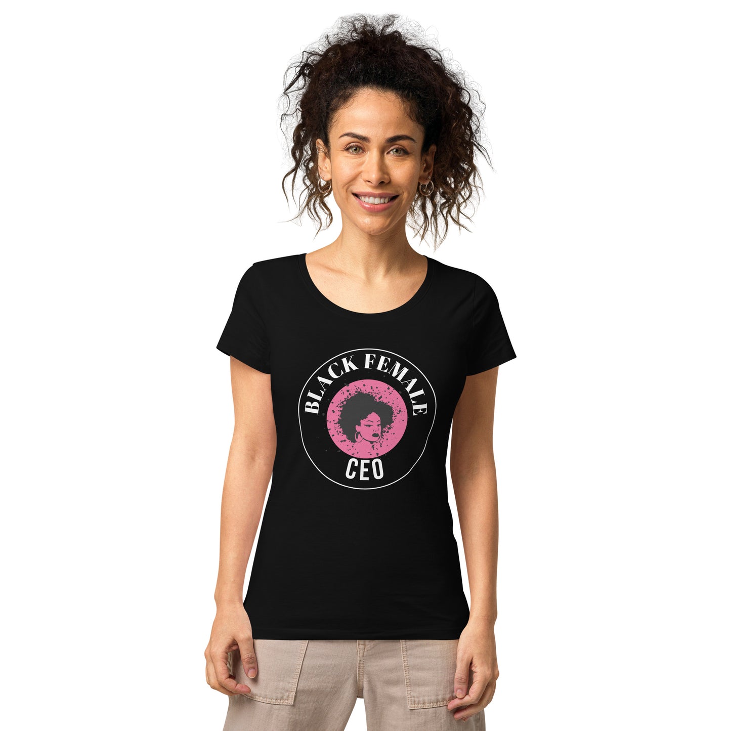 Black Female CEO Women’s basic organic t-shirt