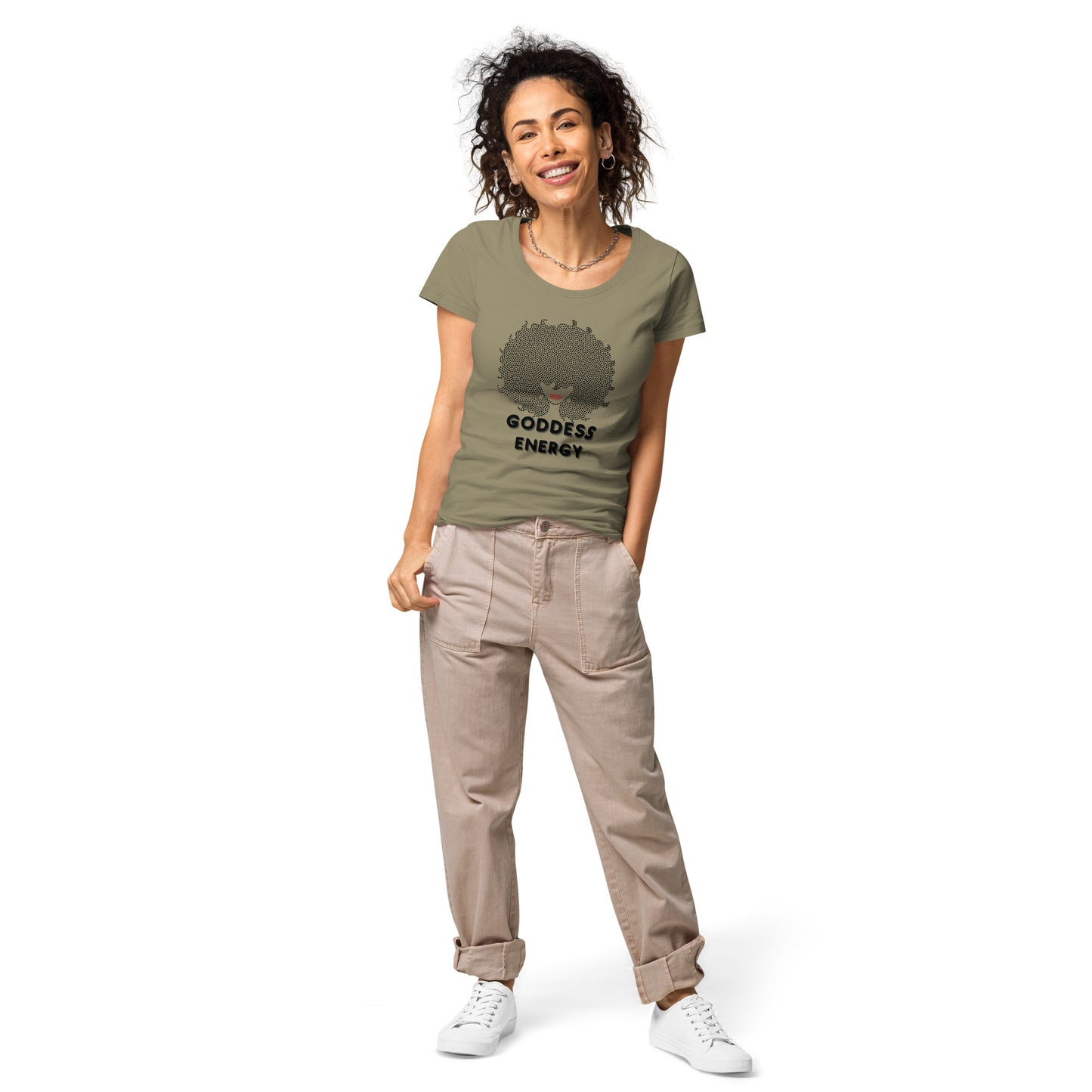 Goddess Energy Women’s basic organic t-shirt