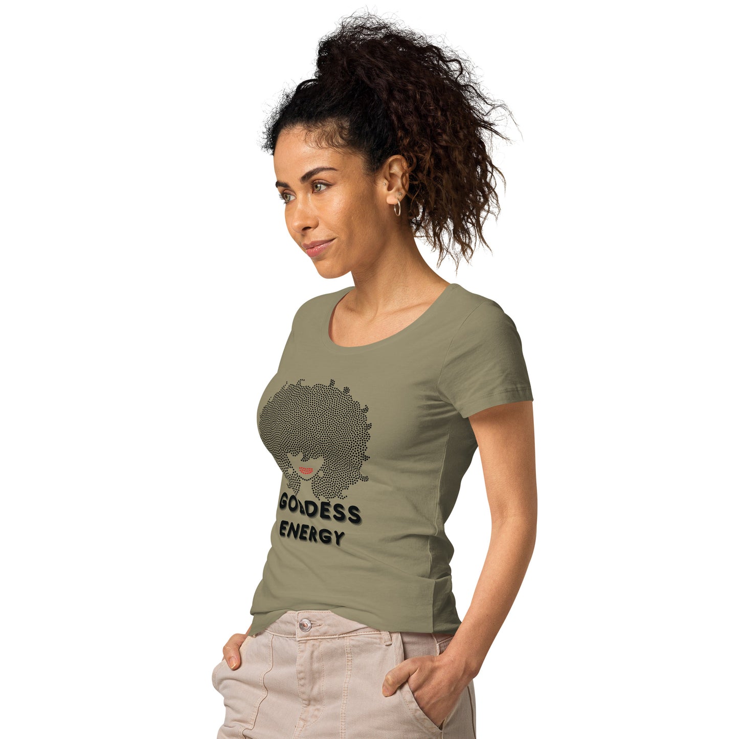 Goddess Energy Women’s basic organic t-shirt