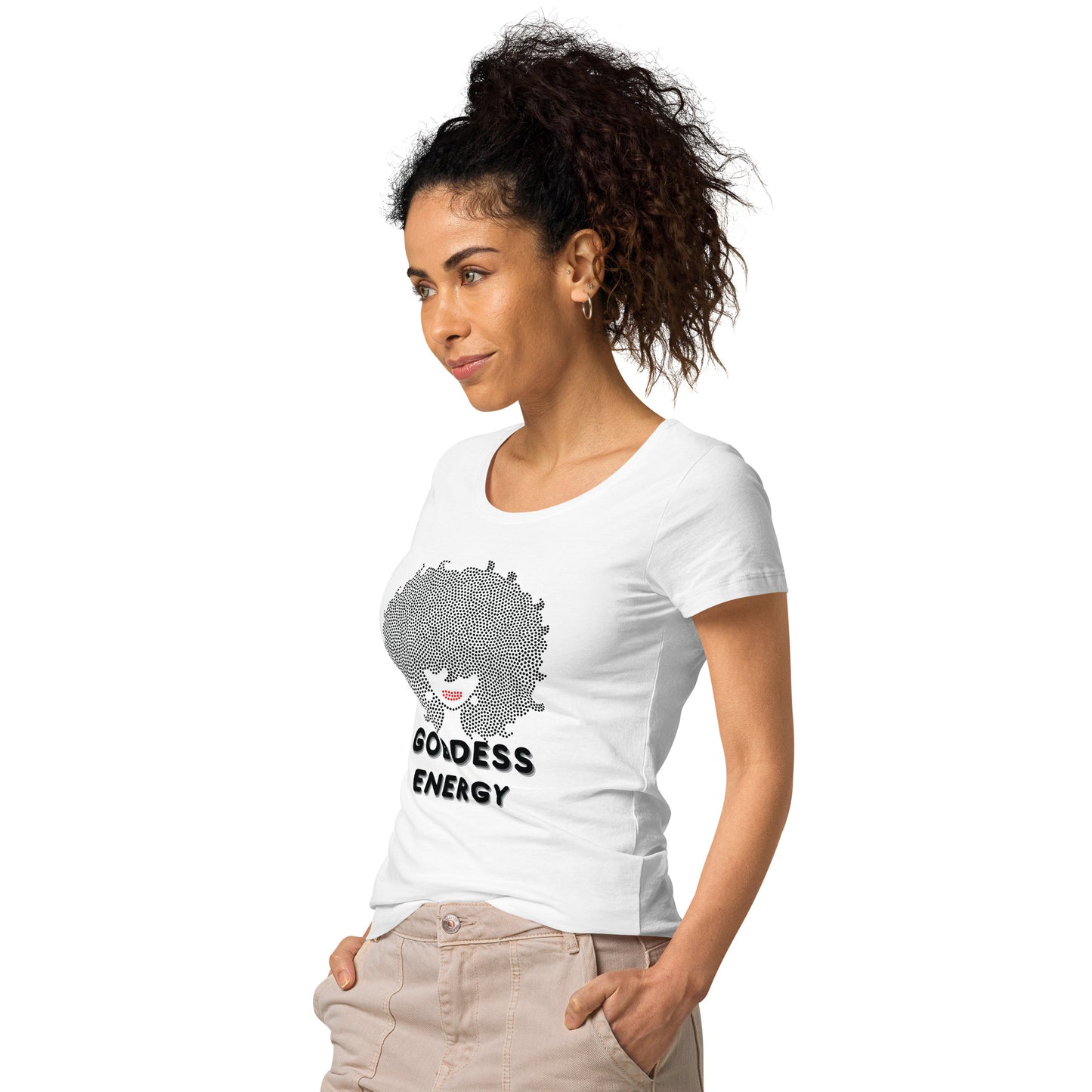 Goddess Energy Women’s basic organic t-shirt